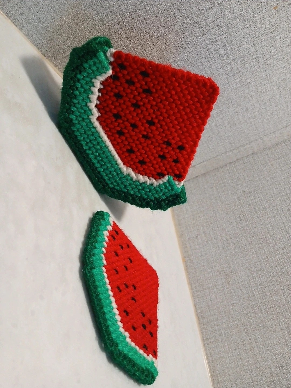 Handmade Watermelon Coasters - Picture 2 of 6